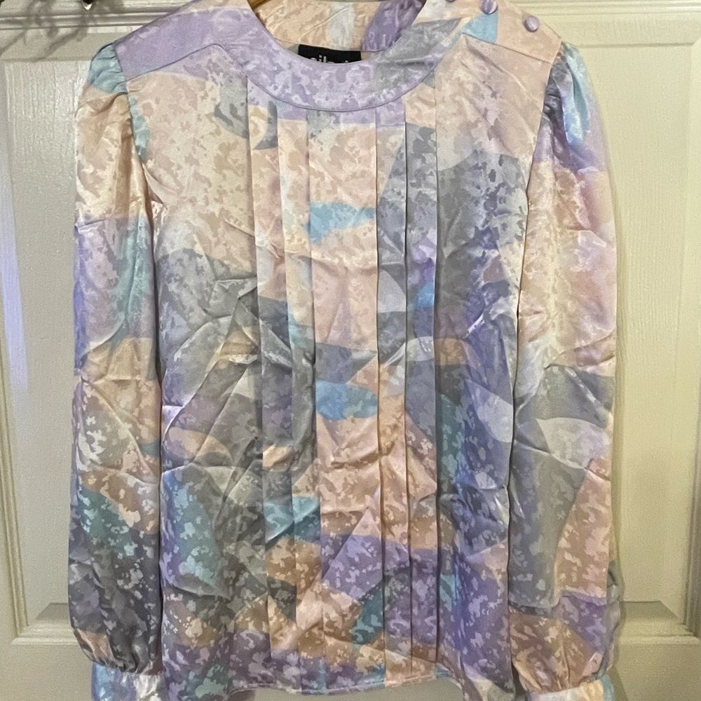 Vintage 90s Elegant Multicolor Women's Top